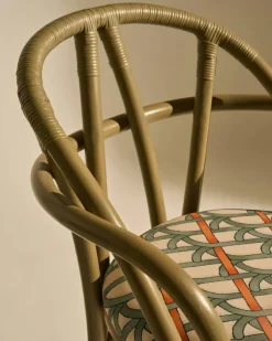 Bistra Matsalsstol, Oliv / Reales Pattern 001