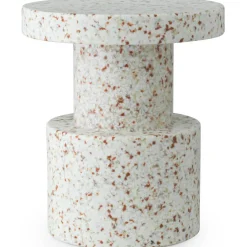 Bit Pall / Sidobord, Vit