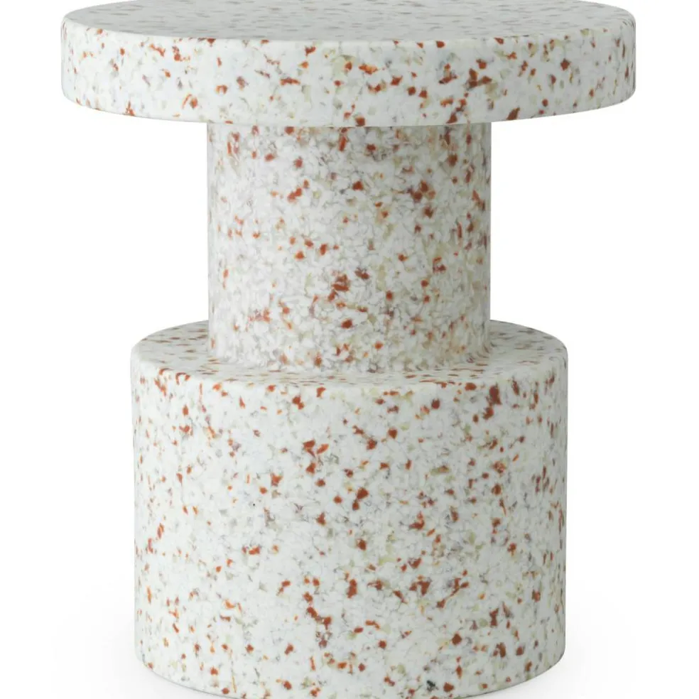 Bit Pall / Sidobord, Vit