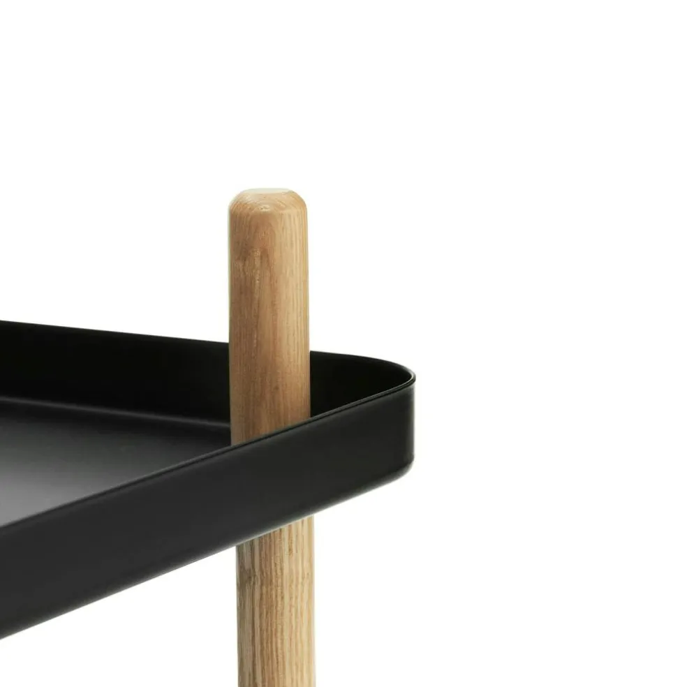 Block Bord Ø45 cm, Svart