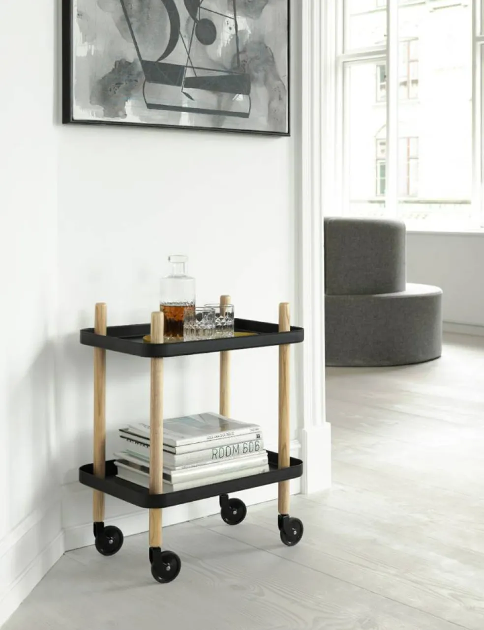 Block Bord, Svart