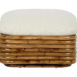 Bohemian 72 Ottoman, Dedar Chevron 002