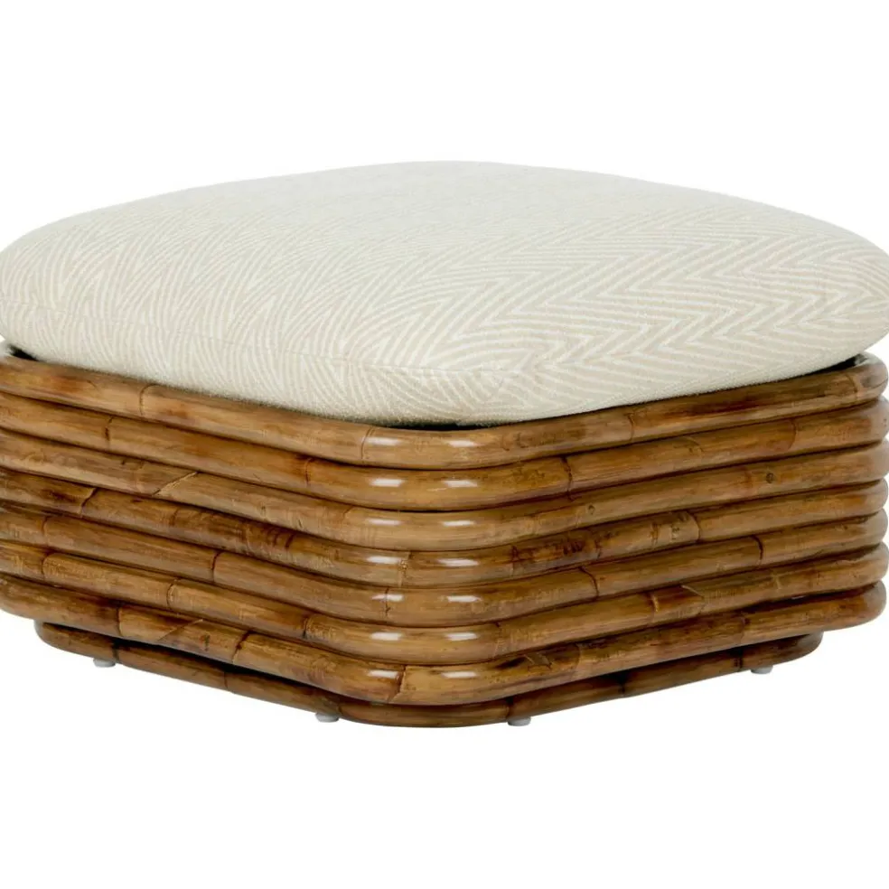 Bohemian 72 Ottoman, Dedar Chevron 002