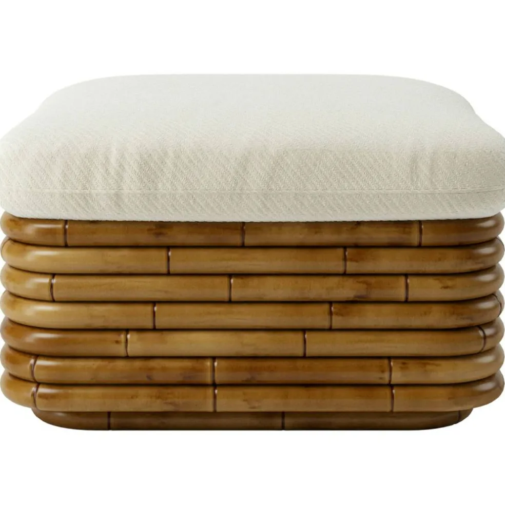 Bohemian 72 Ottoman, Dedar Lupo Bouclé 007