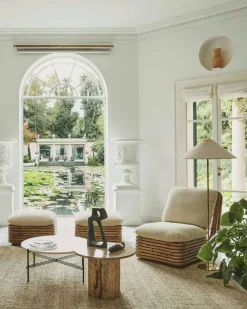 Bohemian 72 Ottoman, Dedar Lupo Bouclé 007