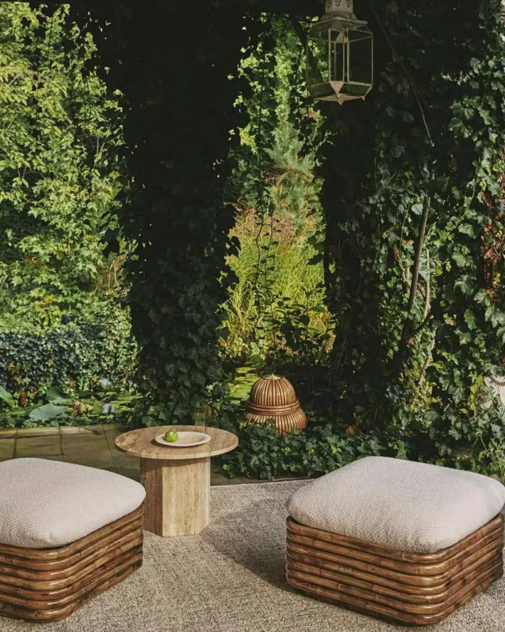 Bohemian 72 Ottoman, Dedar Lupo Bouclé 007