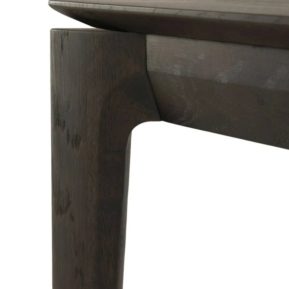 Bok Bänk Mörkbetsad Ek, 35x186 cm