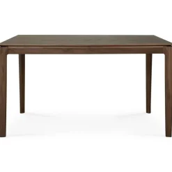 Bok Matbord Mörkbetsad Teak, 100x240 cm