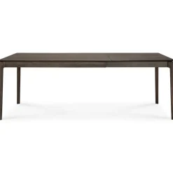 Bok Matbord Utdragbar Mörkbetsad Ek, 200-300 cm