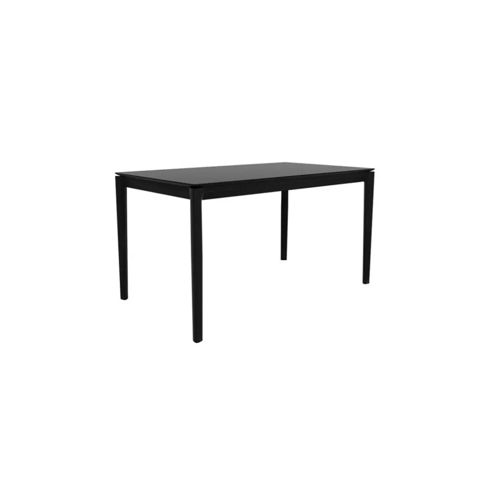 Bok Matbord 180x90 cm, Svart