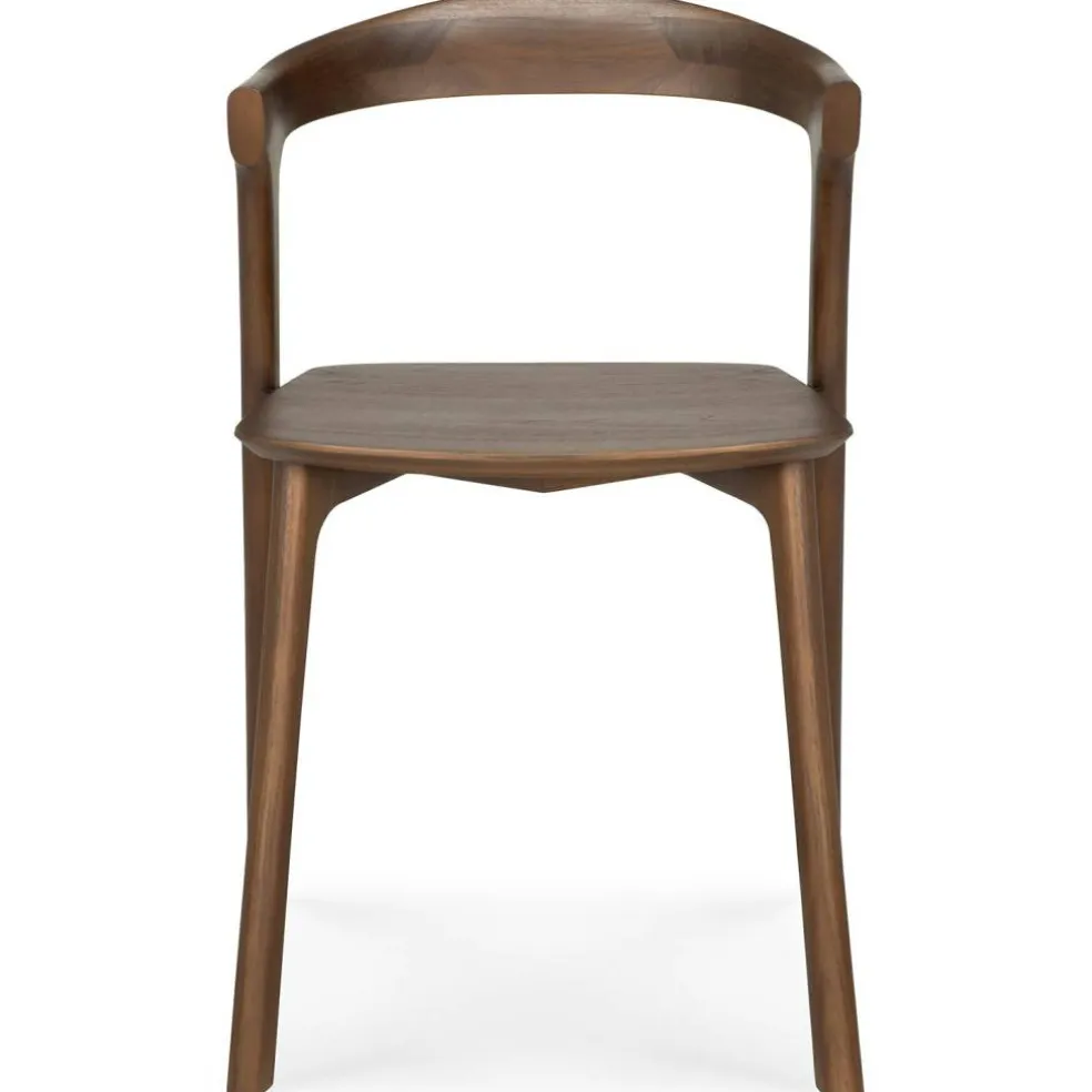 Bok Stol, Mörkbetsad Teak