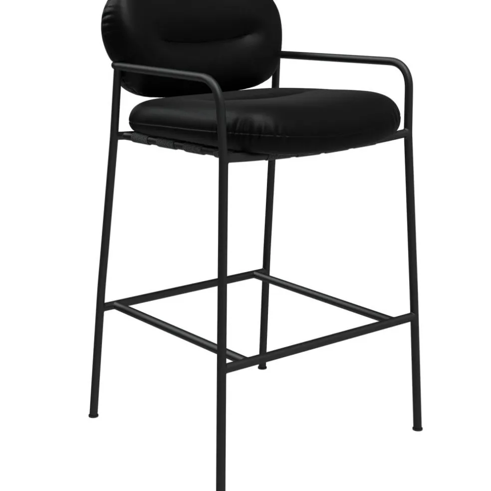 Bollo Barstol 75 cm, Elmosoft Black