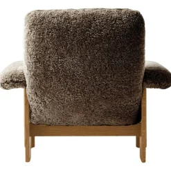 Brasilia Fåtölj, Naturlig Ek / Sheepskin Sahara