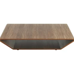Brasilia Soffbord 120 cm, Valnötsfanér