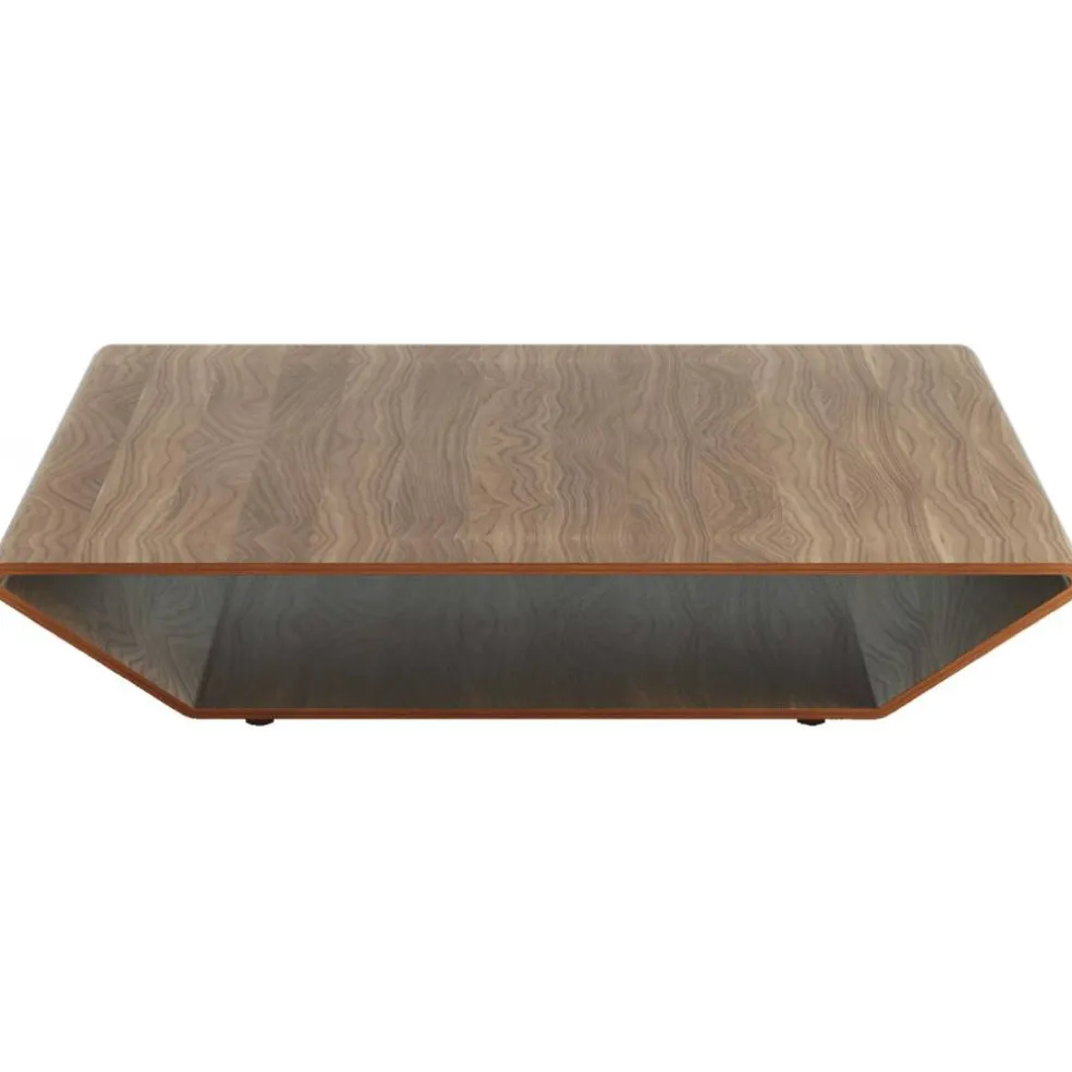 Brasilia Soffbord 120 cm, Valnötsfanér