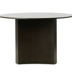 Bue Matbord Ø120 cm, Mörkbetsad Ek
