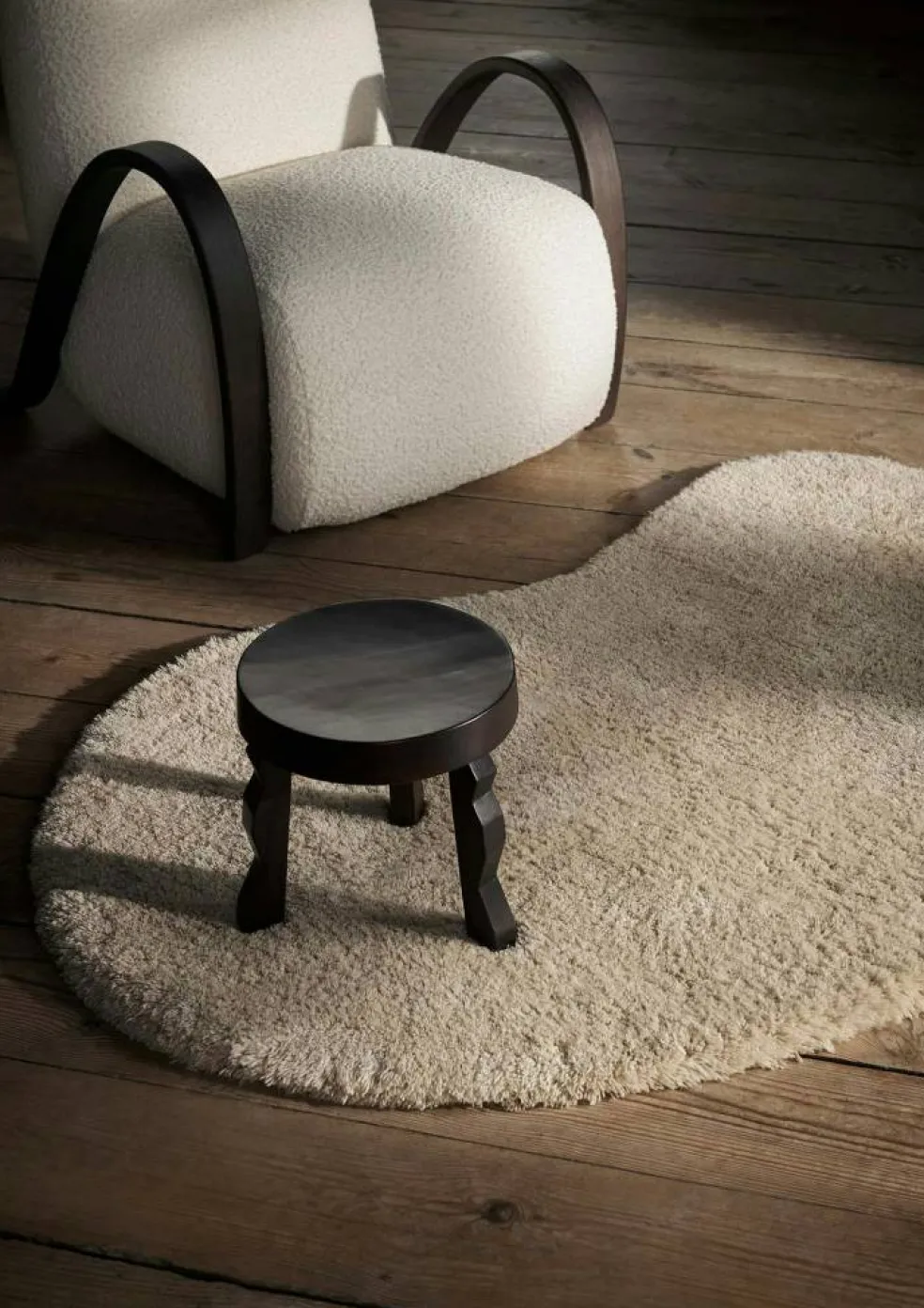 Buur Loungestol, Off-white