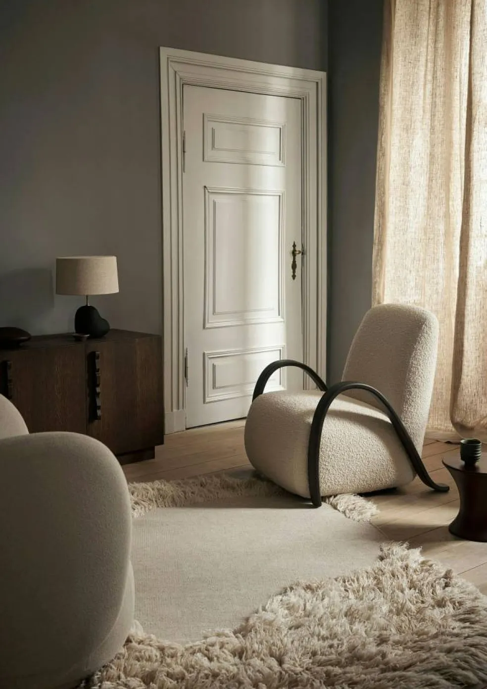 Buur Loungestol, Off-white