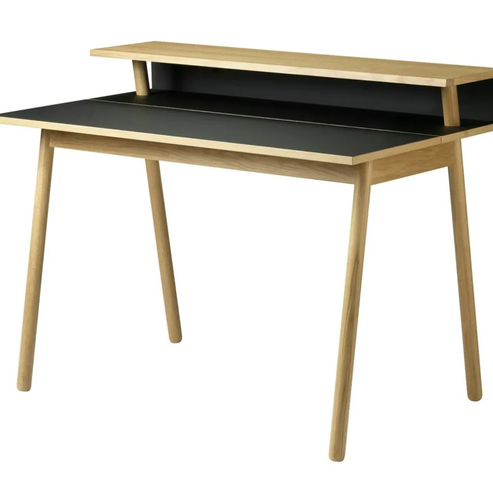 C68 Nørrebro Skrivbord Ek, Svart