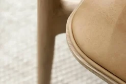 Cabin Loungefåtölj, Ljus Ek / Sand Läder