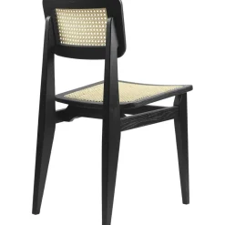 C-Chair Dining Chair, Black oak/Cane