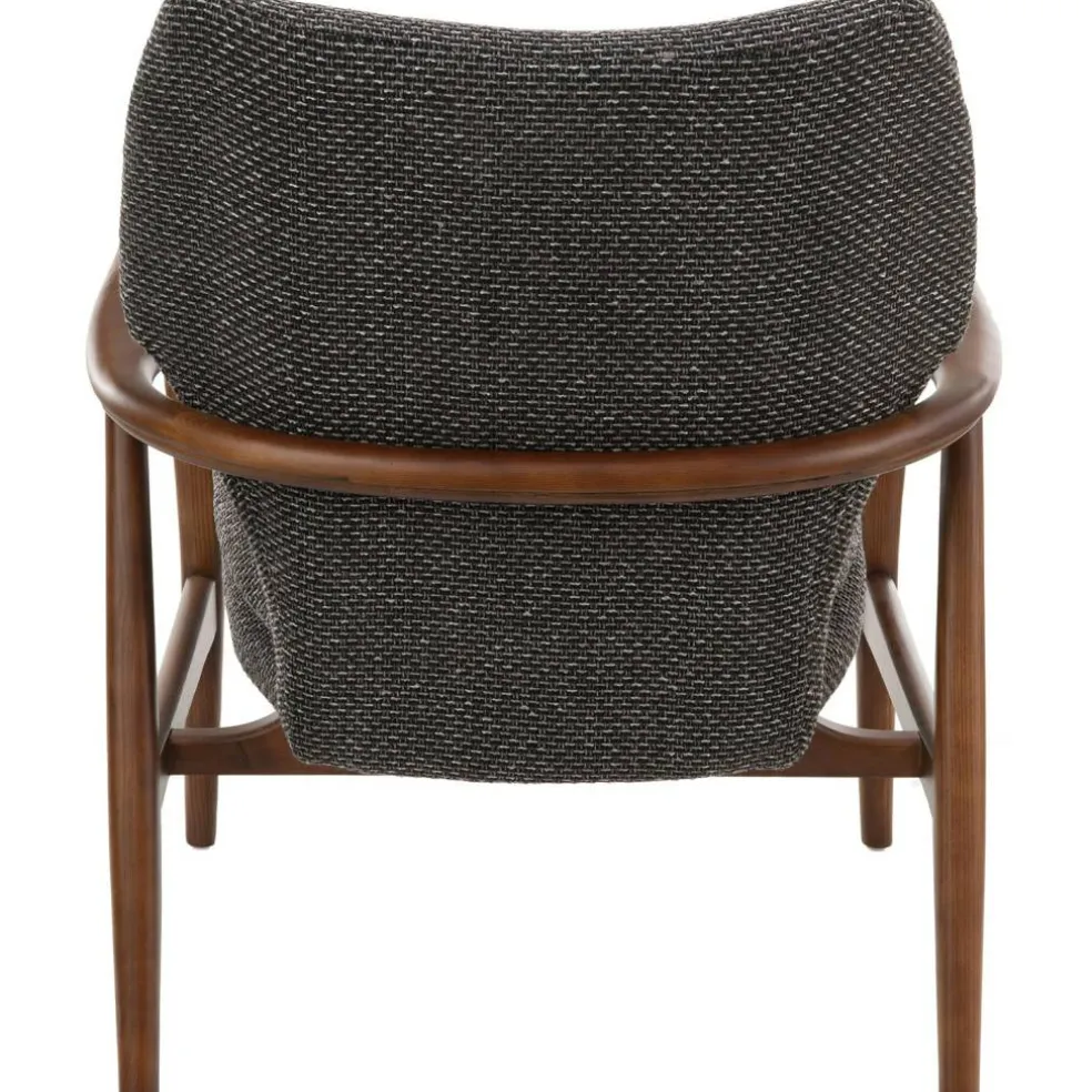 Chair Peggy Fabric Rough Grey