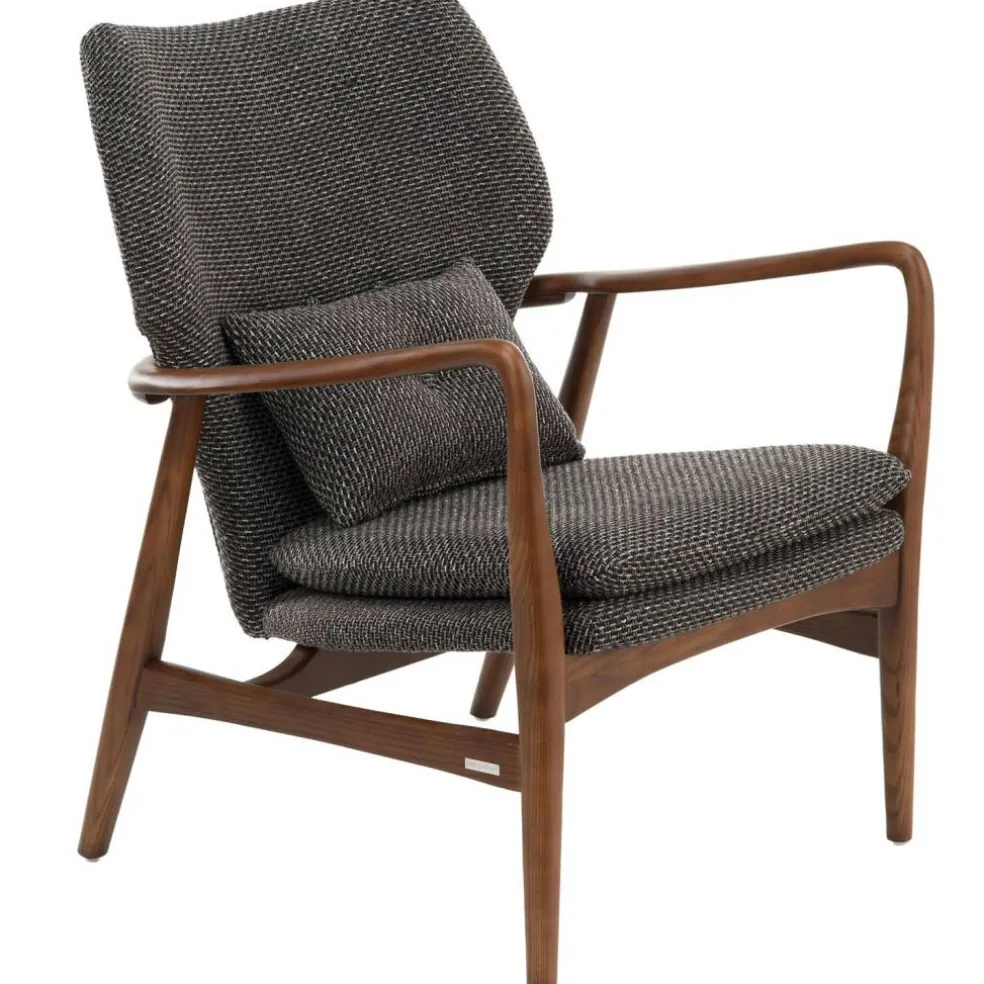 Chair Peggy Fabric Rough Grey