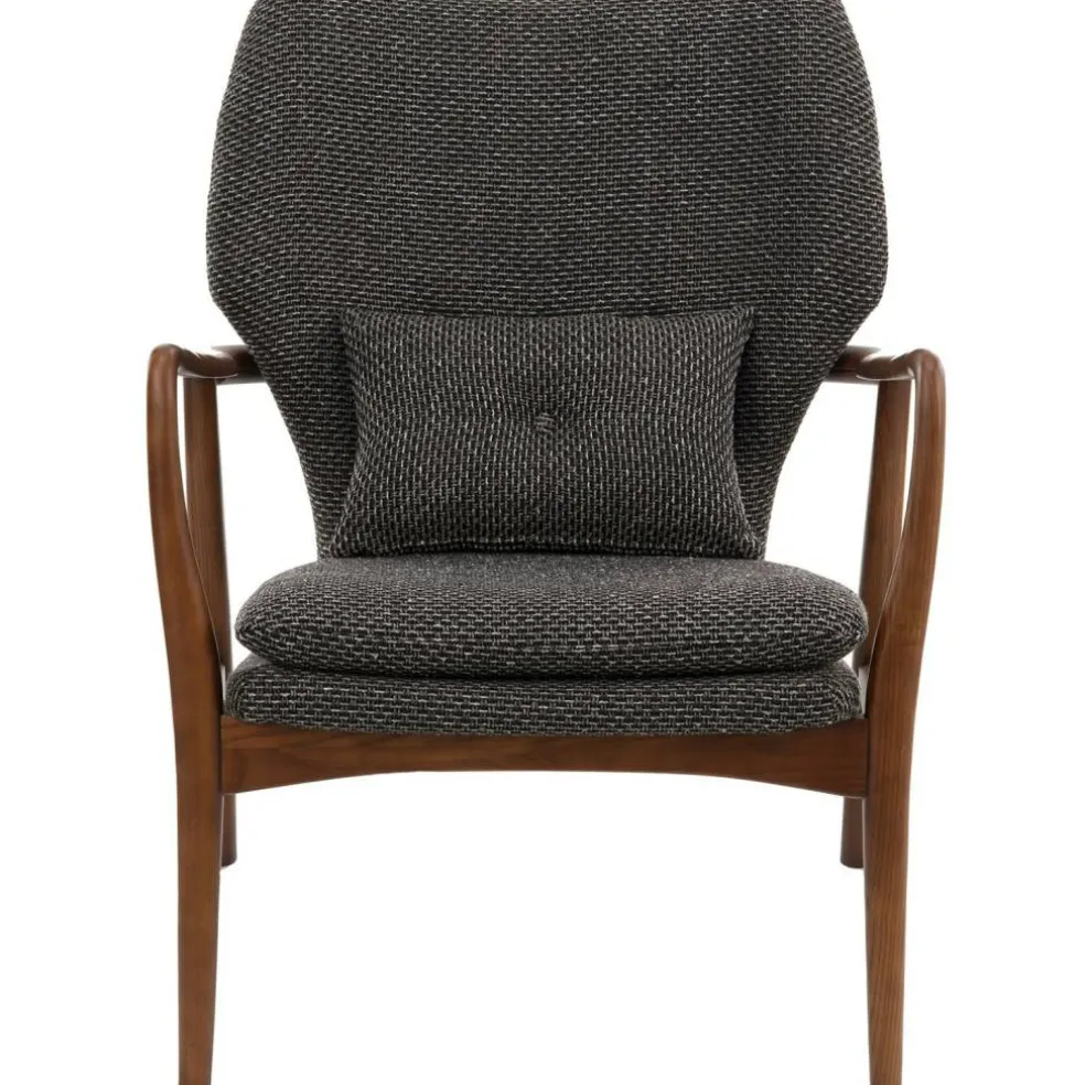 Chair Peggy Fabric Rough Grey
