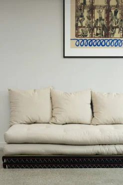 Chico Soffa Med Madrass 80x200 cm, Beige