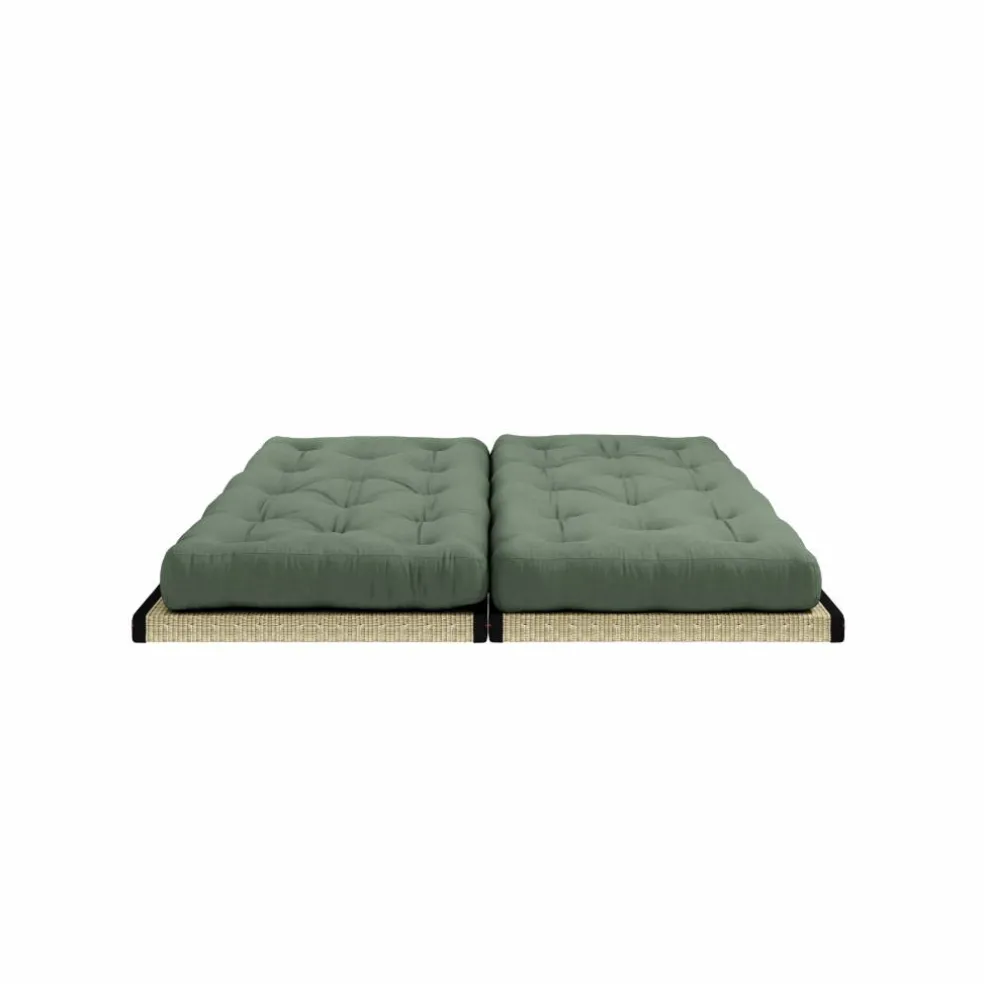 Chico Soffa Med Madrass 80x200 cm, Olivgrön