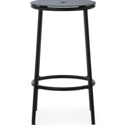 Circa Barstol 65 cm, Svart Aluminium