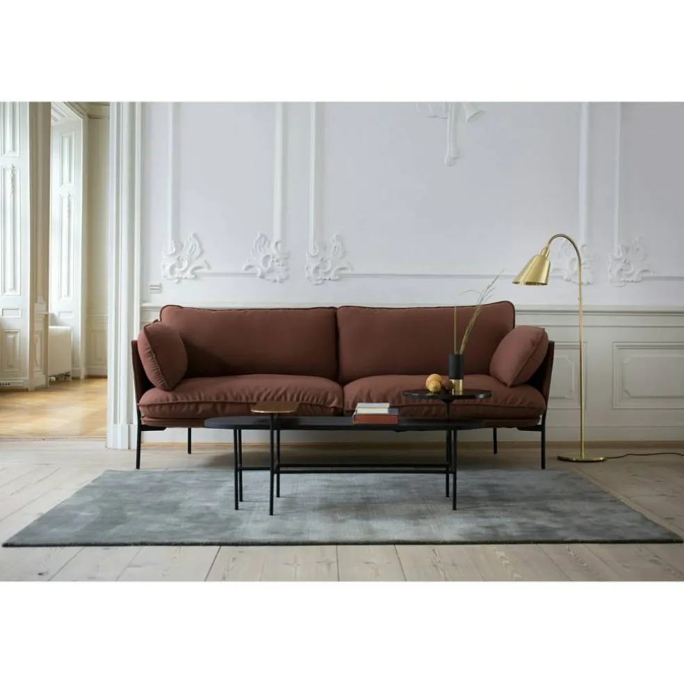 Cloud Soffa 3-Sits, Svarta Ben / Hot Madison 495