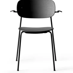 Co Karmstol Svart stål, Svart Ek