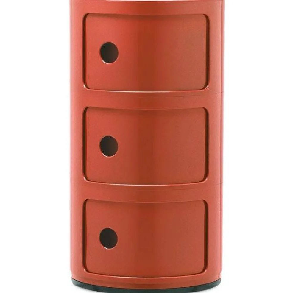 Componibili Classic Förvaring Med 3 Fack, Orange