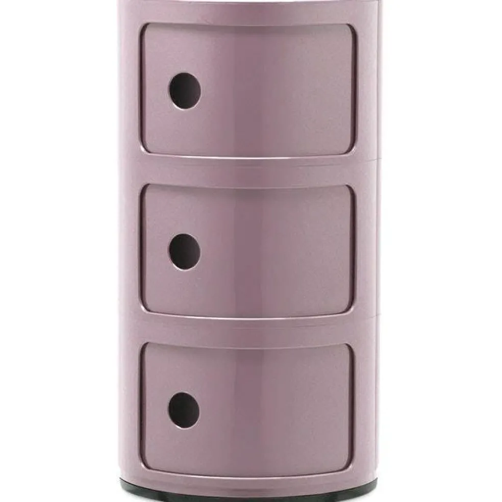 Componibili Classic Förvaring Med 3 Fack, Mauve