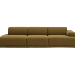 Connect Soft Modulär 3-sitssoffa Med Öppen Högersida, Hearth 008
