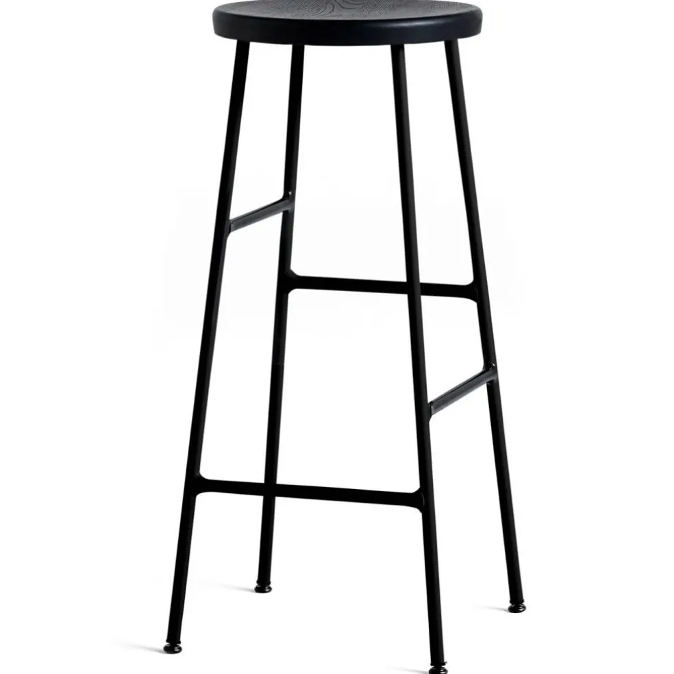 Cornet Barstol Hög, Svartbetsad Ek/Svart