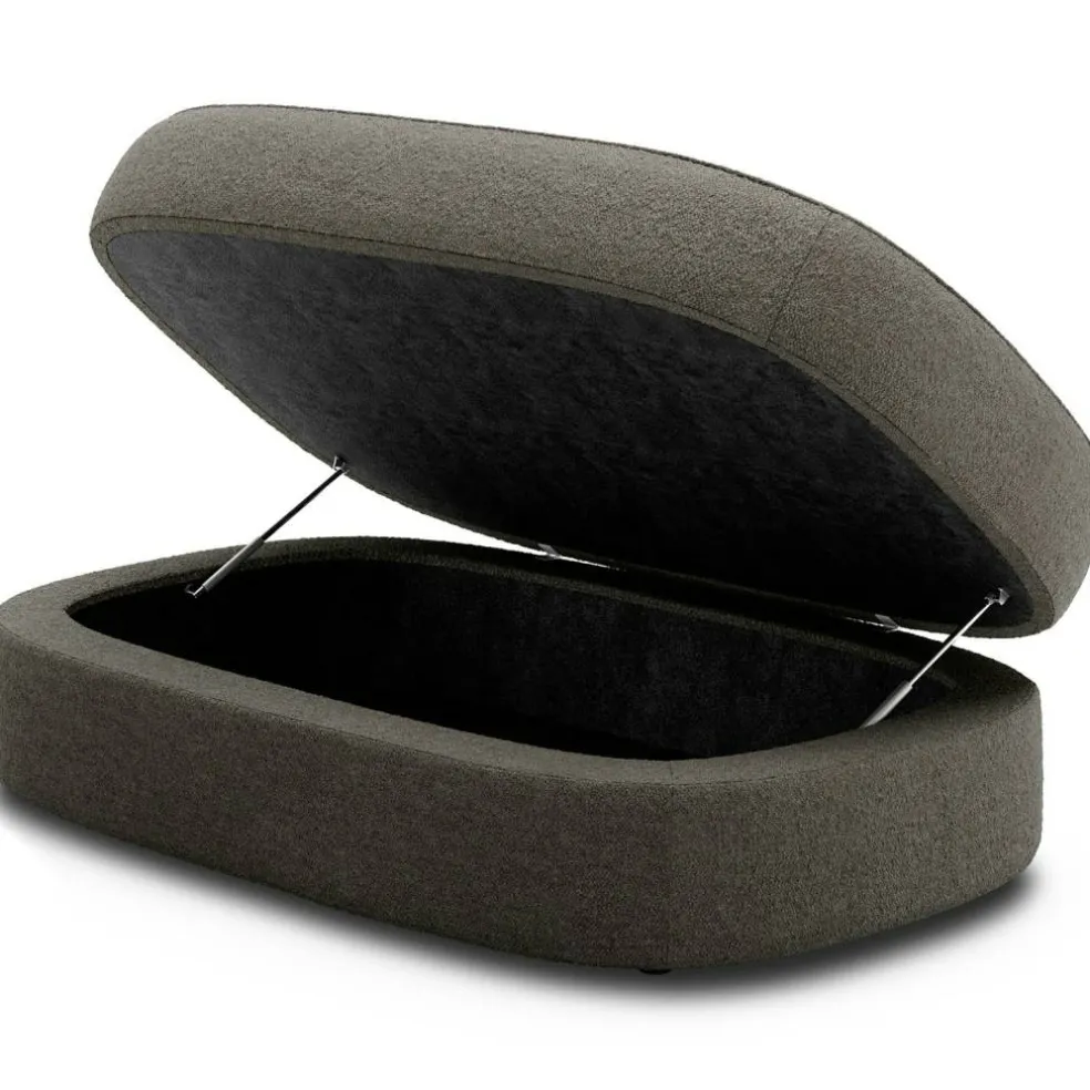 Covent Sittpuff 75x120 cm, Barnum Dark Taupe 010