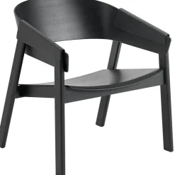 Cover Loungestol, Refine Läder Svart / Svart