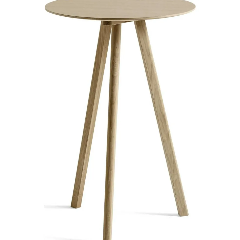 CPH 10 2.0 Barbord Ø70x105 cm, Vattenbaserad Lackad Ek / Ek