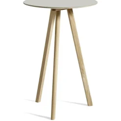 CPH 20 2.0 Barbord Ø70x105 cm, Vattenbaserad Lackad Ek / Off-white