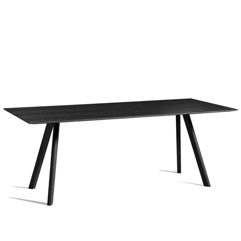 CPH 30 2.0 Bord 90x200 cm, Vattenbaserad Lackad Ek / Black Oak