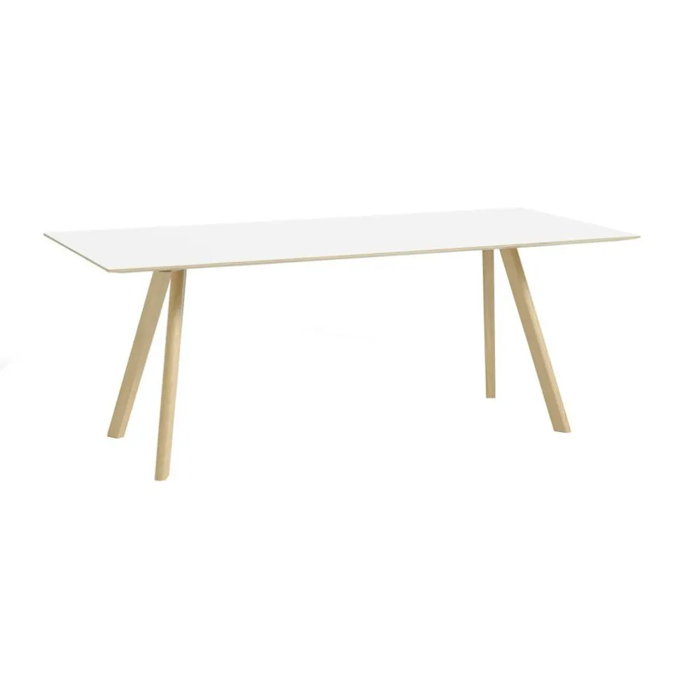 CPH 30 2.0 Bord 90x200 cm, Vattenbaserad Lackad Ek / Vit