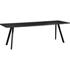 CPH 30 Bord 90x250x74 cm, Svart Vattenbaserad Lackad Ek