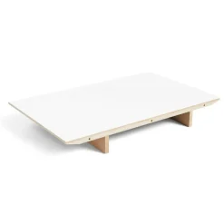 CPH 30 Bordsskiva Leaf 50x90 cm, Vattenbaserad Lackad Ek/Vit Laminat
