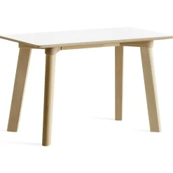CPH Deux 215 2.0 Bänk 75 cm, Pearl White / Obehandlad Bok