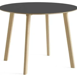 CPH Deux 220 2.0 Bord Ø100 cm, Stone Grey / Vattenbaserad Lackad Ek