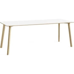 CPH Deux 210 2.0 Bord 75x200 cm, Pearl White / Obehandlad Bok