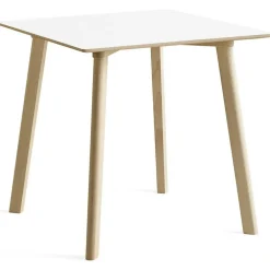CPH Deux 210 2.0 Bord 75x75 cm, Pearl White / Obehandlad Bok