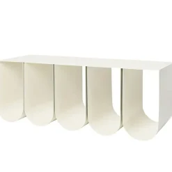 Curved Bench Bänk, Beige